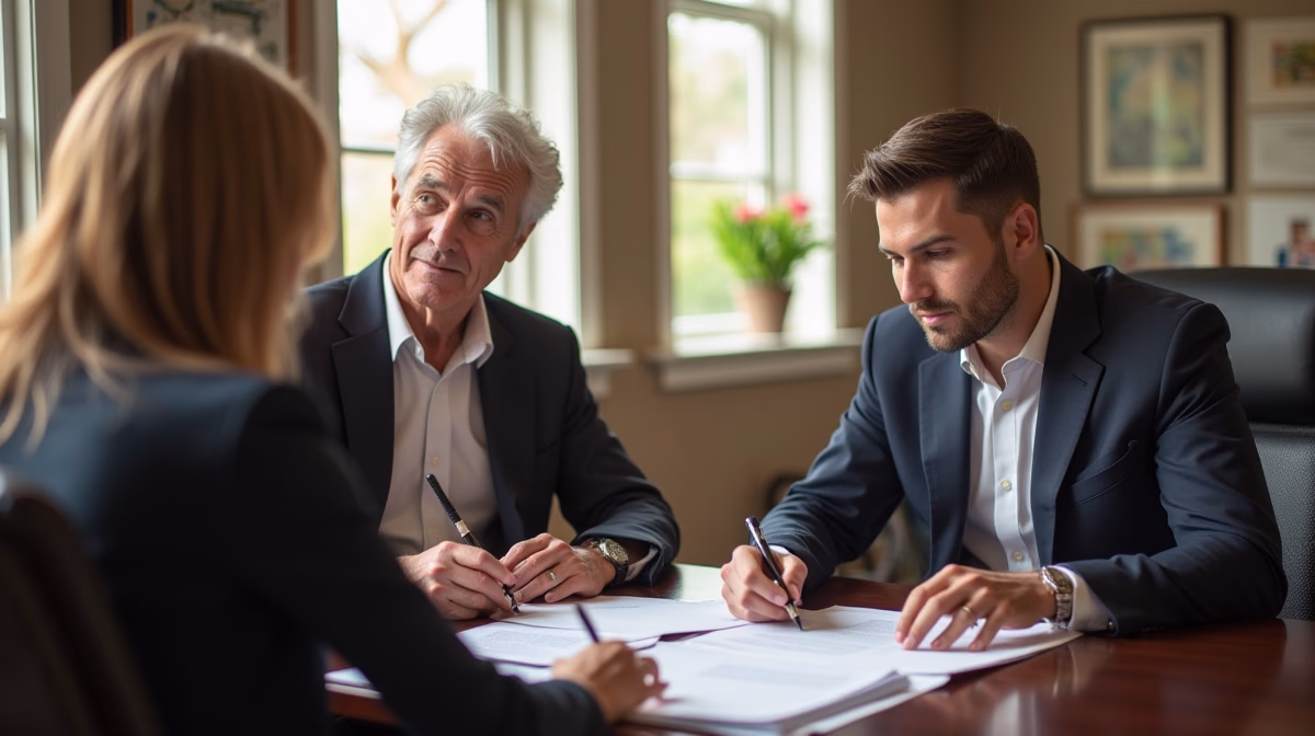 The dedicated trusts staff at The Law Firm of Steven F Bliss Esq focused on Riverside County trust matters meets with clients to manage the trust administration process to sign vital paperwork discussing How to Handle an Incarcerated Beneficiary