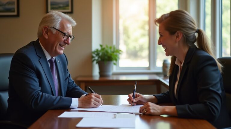 The dedicated trusts staff at The Law Firm of Steven F Bliss Esq focused on Riverside County trust matters meets with clients to manage the trust administration process to sign vital paperwork discussing How to Obtain an EIN for an Irrevocable Trust