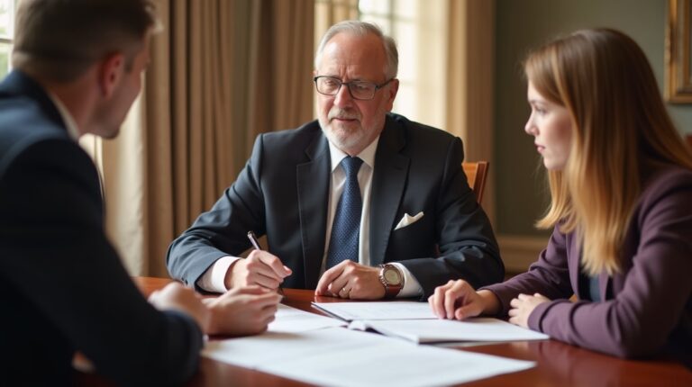 The probate staff working under Managing Partner Steven Farley Bliss focused on Riverside County probate matters is shown meeting with clients in our Southern California office addressing critical legal details discussing How to Skip Probate in California