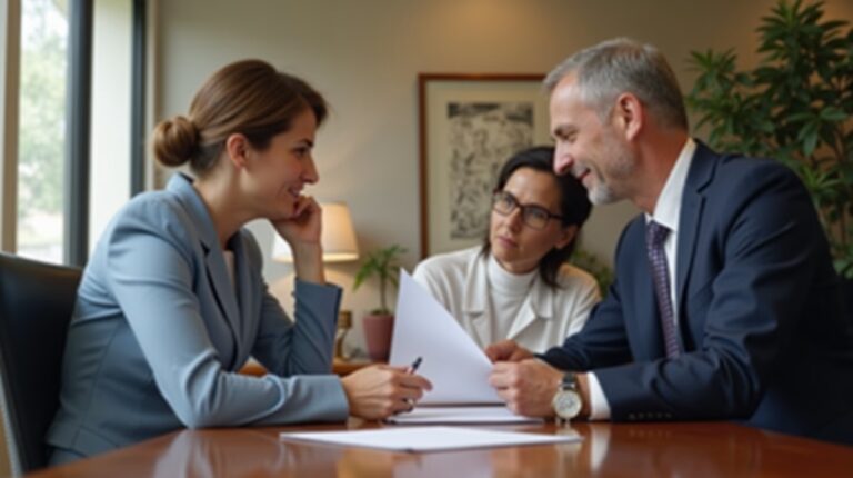 The probate staff working under Managing Partner Steven Farley Bliss focused on Riverside County probate matters is shown meeting with clients in our Southern California office addressing critical legal details discussing How to Stop a Probate Hearing from Happening