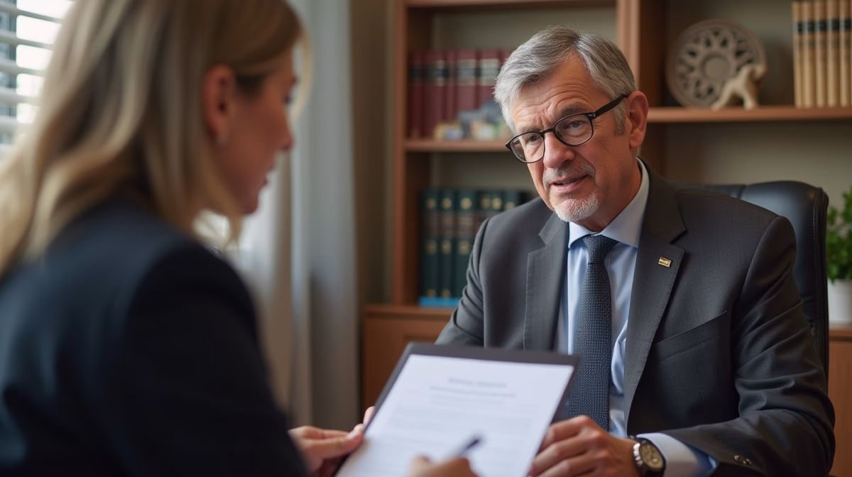 The dedicated trusts staff at The Law Firm of Steven F Bliss Esq focused on Riverside County trust matters meets with clients to manage the trust administration process to sign vital paperwork discussing IRS Disclosure Obligations for Trustees