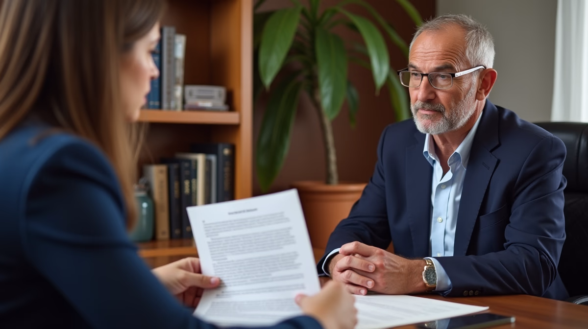 The dedicated trusts staff at The Law Firm of Steven F Bliss Esq focused on Riverside County trust matters meets with clients to manage the trust administration process to sign vital paperwork discussing Impact on the Grantors Final Tax Return