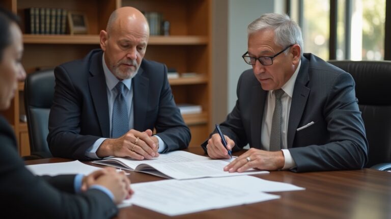 The probate staff working under Managing Partner Steven Farley Bliss focused on Riverside County probate matters is shown meeting with clients in our Southern California office addressing critical legal details discussing Is Heggstad Faster Than Probate