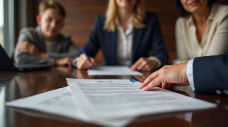 The probate staff working under Managing Partner Steven Farley Bliss focused on Riverside County probate matters is shown meeting with clients in our Southern California office addressing critical legal details discussing Is Publication Required for Holographic Wills