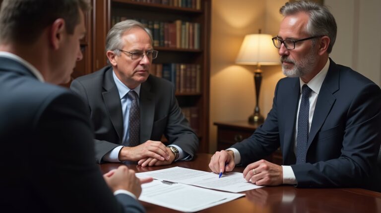 The dedicated trusts staff at The Law Firm of Steven F Bliss Esq focused on Riverside County trust matters meets with clients to manage the trust administration process to sign vital paperwork discussing Is Trust Litigation Different for Public Figures