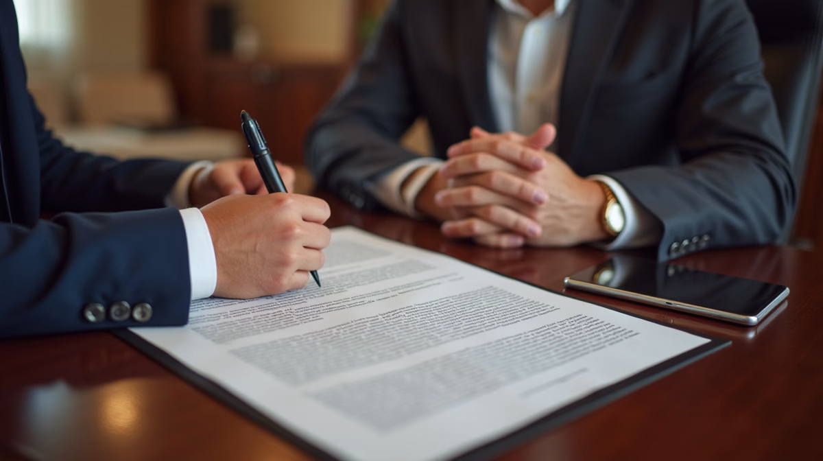 The dedicated trusts staff at The Law Firm of Steven F Bliss Esq focused on Riverside County trust matters meets with clients to manage the trust administration process to sign vital paperwork discussing Is a trust effective for protecting Temecula real estate portfolios