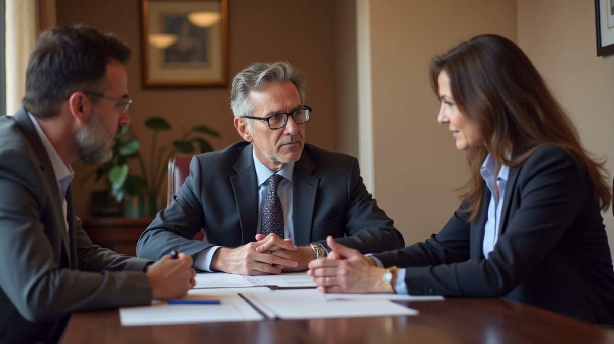 The dedicated trusts staff at The Law Firm of Steven F Bliss Esq focused on Riverside County trust matters meets with clients to manage the trust administration process to sign vital paperwork discussing Is a trust without assets compared to an empty vault
