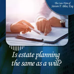 is estate planning the same as a will