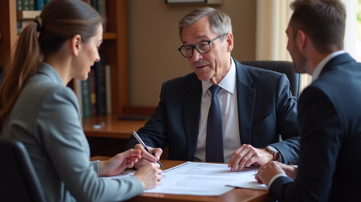 The probate staff working under Managing Partner Steven Farley Bliss focused on Riverside County probate matters is shown meeting with clients in our Southern California office addressing critical legal details discussing Is the Spouse Liable for Deceaseds Debts