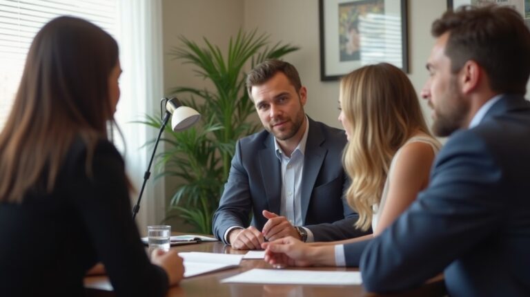 The probate staff working under Managing Partner Steven Farley Bliss focused on Riverside County probate matters is shown meeting with clients in our Southern California office addressing critical legal details discussing Justifying Extraordinary Fees to the Judge
