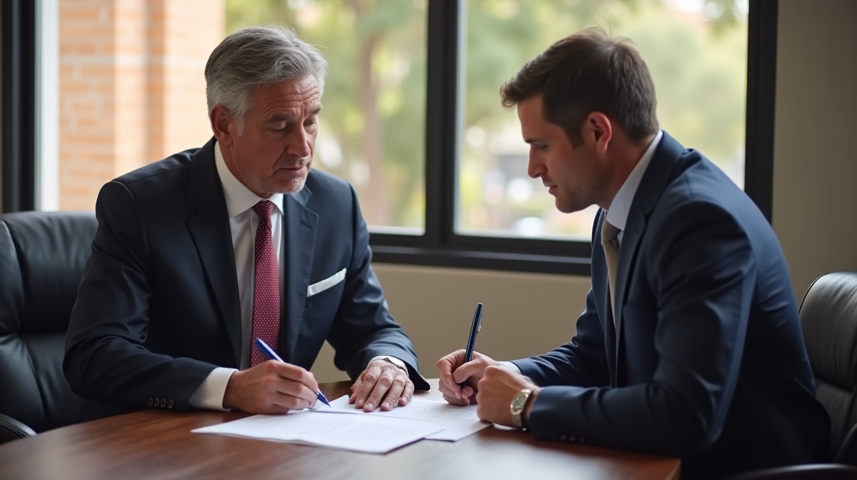 The probate staff working under Managing Partner Steven Farley Bliss focused on Riverside County probate matters is shown meeting with clients in our Southern California office addressing critical legal details discussing Letters of Administration with Will Annexed