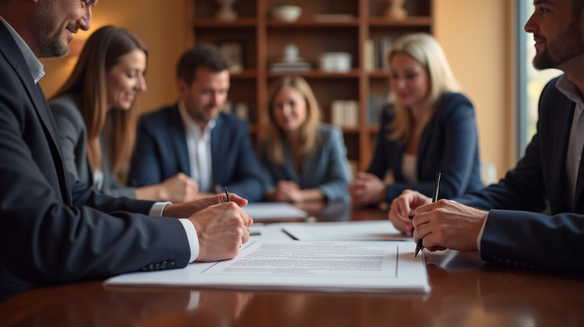 The probate staff working under Managing Partner Steven Farley Bliss focused on Riverside County probate matters is shown meeting with clients in our Southern California office addressing critical legal details discussing Liability in Small Estate Affidavits