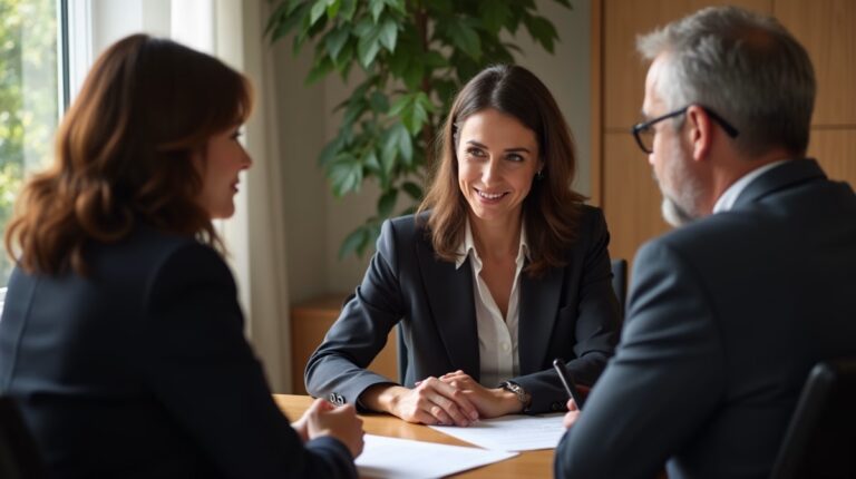 The dedicated trusts staff at The Law Firm of Steven F Bliss Esq focused on Riverside County trust matters meets with clients to manage the trust administration process to sign vital paperwork discussing Litigation Strategies for Temecula Families