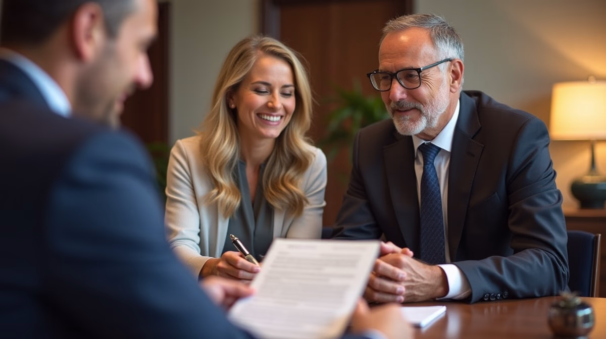 The probate staff working under Managing Partner Steven Farley Bliss focused on Riverside County probate matters is shown meeting with clients in our Southern California office addressing critical legal details discussing Losing a Contest With a NoContest Clause