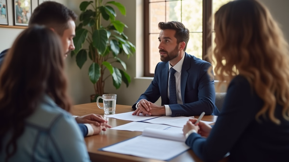 The probate staff working under Managing Partner Steven Farley Bliss focused on Riverside County probate matters is shown meeting with clients in our Southern California office addressing critical legal details discussing Making Executors Repay Missing Money