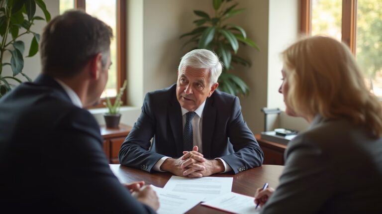 The dedicated trusts staff at The Law Firm of Steven F Bliss Esq focused on Riverside County trust matters meets with clients to manage the trust administration process to sign vital paperwork discussing Managing Assets Under a Tax Lien