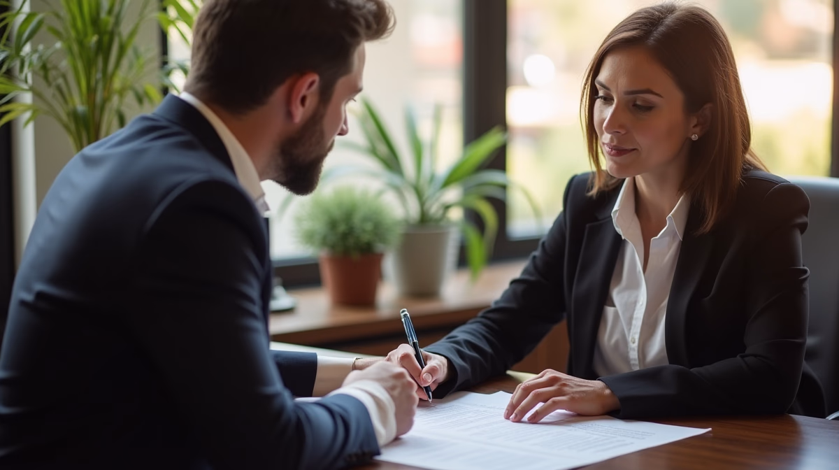 The dedicated trusts staff at The Law Firm of Steven F Bliss Esq focused on Riverside County trust matters meets with clients to manage the trust administration process to sign vital paperwork discussing Managing Assets with Conservation Easements
