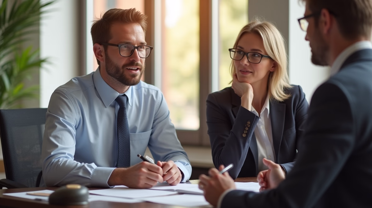 The dedicated trusts staff at The Law Firm of Steven F Bliss Esq focused on Riverside County trust matters meets with clients to manage the trust administration process to sign vital paperwork discussing Managing Complex Intellectual Property
