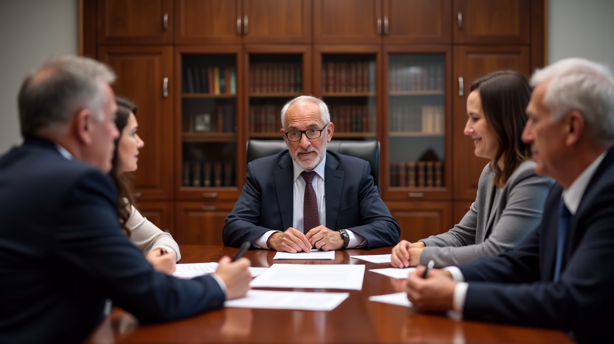The dedicated trusts staff at The Law Firm of Steven F Bliss Esq focused on Riverside County trust matters meets with clients to manage the trust administration process to sign vital paperwork discussing Managing Complex Temecula Family Dynamics