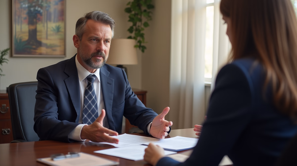 The probate staff working under Managing Partner Steven Farley Bliss focused on Riverside County probate matters is shown meeting with clients in our Southern California office addressing critical legal details discussing Managing Temecula Rental Property in Probate