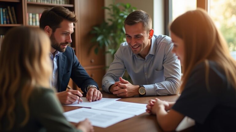 The probate staff working under Managing Partner Steven Farley Bliss focused on Riverside County probate matters is shown meeting with clients in our Southern California office addressing critical legal details discussing Managing a Temecula Small Business in Probate