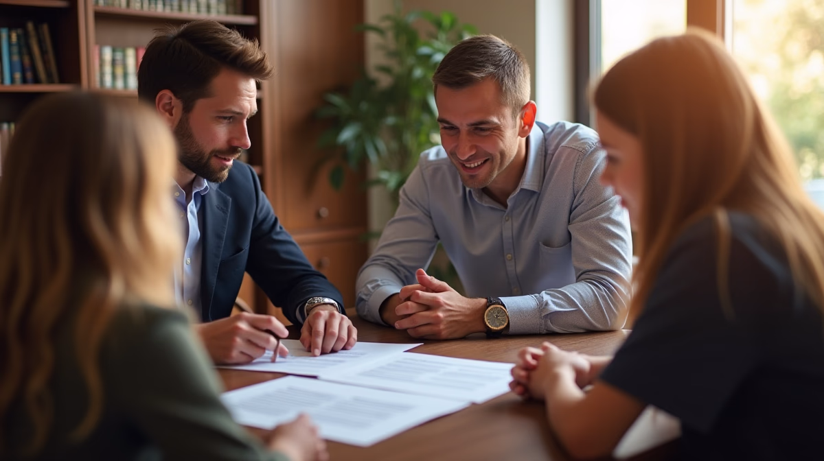 The probate staff working under Managing Partner Steven Farley Bliss focused on Riverside County probate matters is shown meeting with clients in our Southern California office addressing critical legal details discussing Managing a Temecula Small Business in Probate