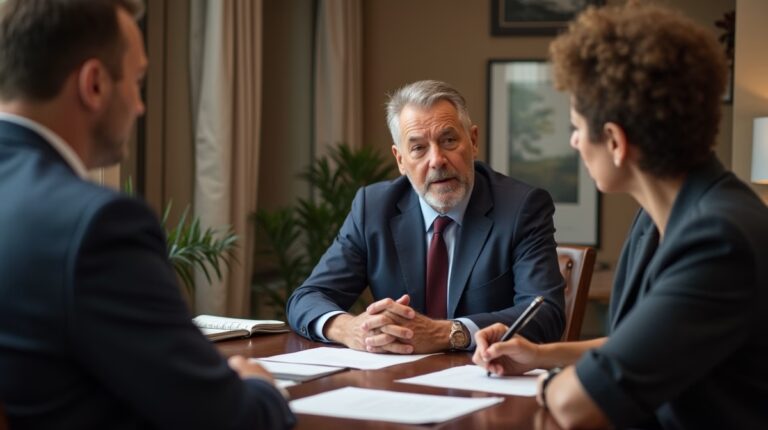 The probate staff working under Managing Partner Steven Farley Bliss focused on Riverside County probate matters is shown meeting with clients in our Southern California office addressing critical legal details discussing Missing the 12Month Closing Deadline