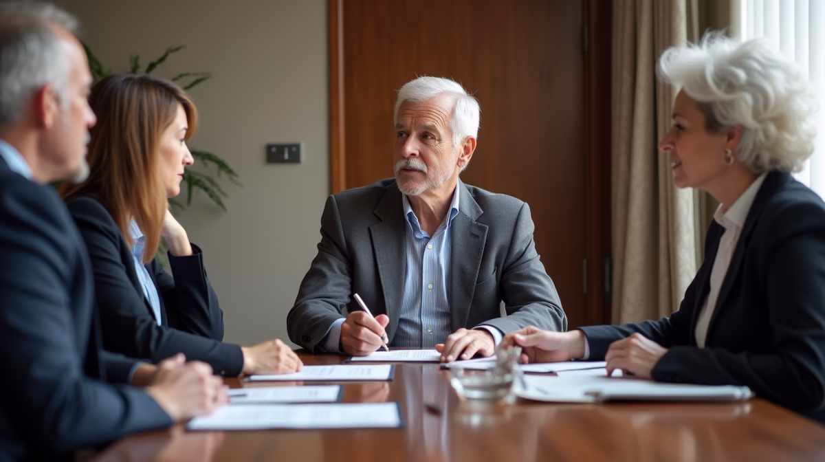 The probate staff working under Managing Partner Steven Farley Bliss focused on Riverside County probate matters is shown meeting with clients in our Southern California office addressing critical legal details discussing Must I Go to the Courthouse for Probate
