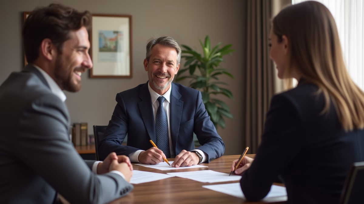 The probate staff working under Managing Partner Steven Farley Bliss focused on Riverside County probate matters is shown meeting with clients in our Southern California office addressing critical legal details discussing Must I Live in California to File