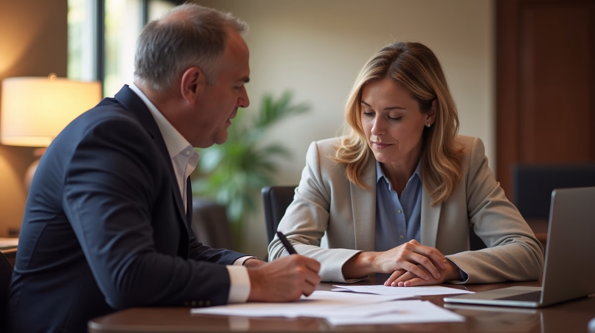 The probate staff working under Managing Partner Steven Farley Bliss focused on Riverside County probate matters is shown meeting with clients in our Southern California office addressing critical legal details discussing Naming the Trustee as a Beneficiary