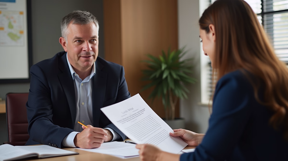 The probate staff working under Managing Partner Steven Farley Bliss focused on Riverside County probate matters is shown meeting with clients in our Southern California office addressing critical legal details discussing Notice of Hearing on Final Distribution