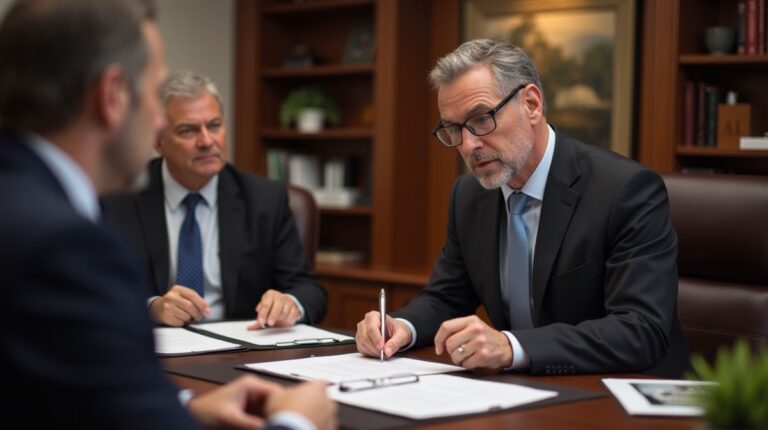 The probate staff working under Managing Partner Steven Farley Bliss focused on Riverside County probate matters is shown meeting with clients in our Southern California office addressing critical legal details discussing Notice of Petition vs Notice of Hearing