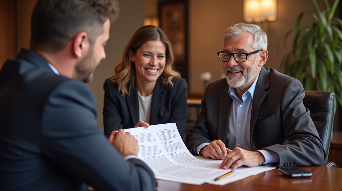 The probate staff working under Managing Partner Steven Farley Bliss focused on Riverside County probate matters is shown meeting with clients in our Southern California office addressing critical legal details discussing Notifying the Franchise Tax Board