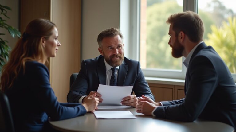 The probate staff working under Managing Partner Steven Farley Bliss focused on Riverside County probate matters is shown meeting with clients in our Southern California office addressing critical legal details discussing Objecting to Trustee Compensation