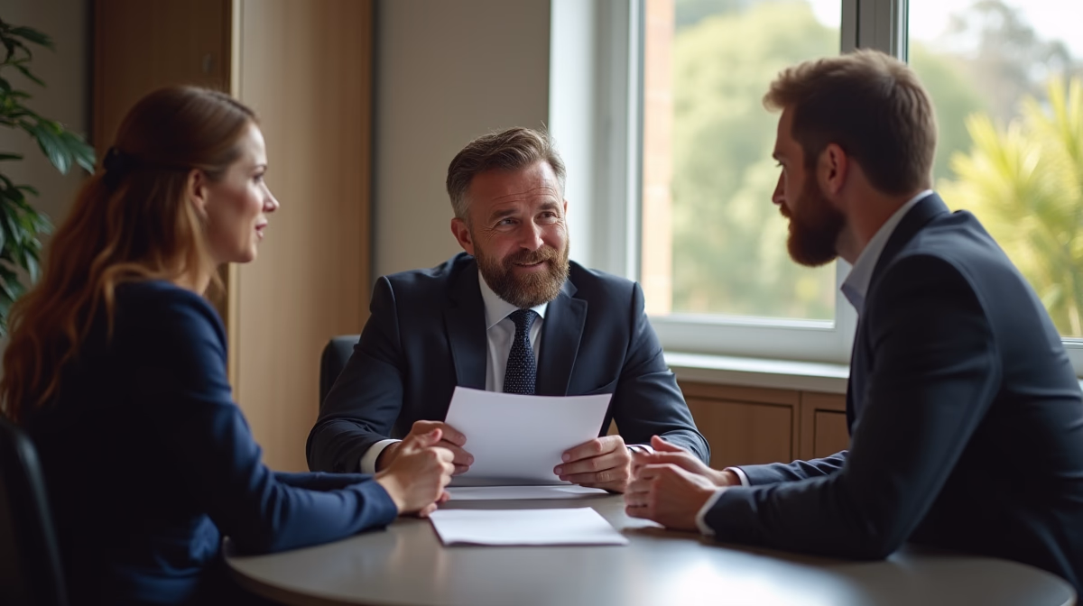 The probate staff working under Managing Partner Steven Farley Bliss focused on Riverside County probate matters is shown meeting with clients in our Southern California office addressing critical legal details discussing Objecting to Trustee Compensation