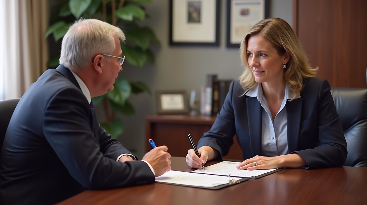 The probate staff working under Managing Partner Steven Farley Bliss focused on Riverside County probate matters is shown meeting with clients in our Southern California office addressing critical legal details discussing Objecting to the Final Accounting