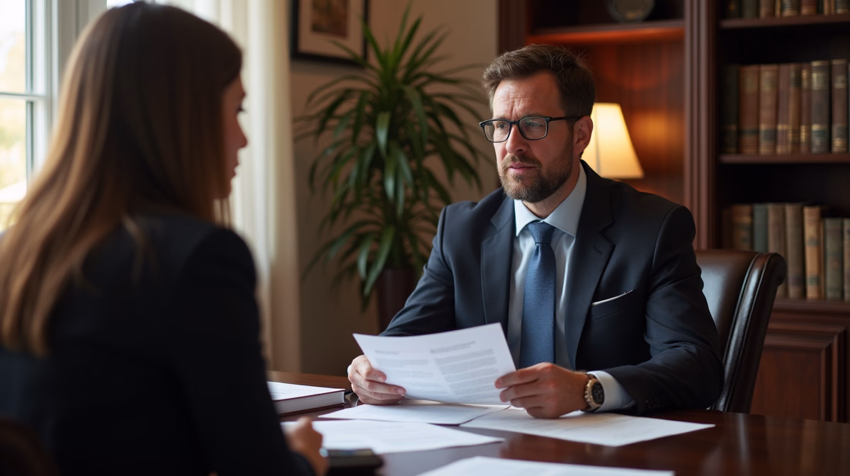 The probate staff working under Managing Partner Steven Farley Bliss focused on Riverside County probate matters is shown meeting with clients in our Southern California office addressing critical legal details discussing Organizing Funeral Expenses