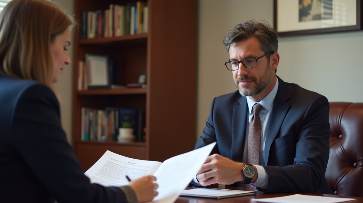 The probate staff working under Managing Partner Steven Farley Bliss focused on Riverside County probate matters is shown meeting with clients in our Southern California office addressing critical legal details discussing Paying All Debts Before Closing