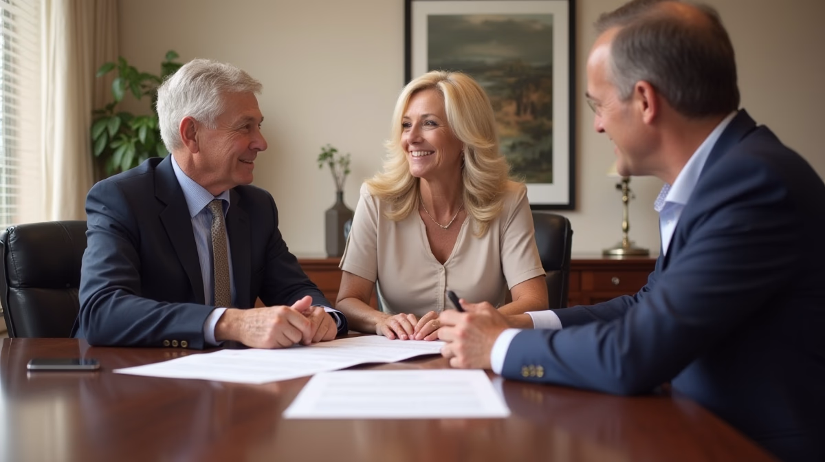 The dedicated trusts staff at The Law Firm of Steven F Bliss Esq focused on Riverside County trust matters meets with clients to manage the trust administration process to sign vital paperwork discussing Paying Beneficiary Medical Expenses Directly