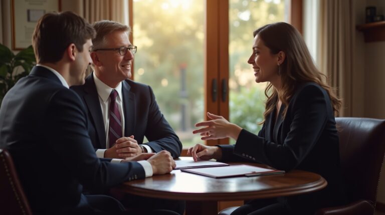 The probate staff working under Managing Partner Steven Farley Bliss focused on Riverside County probate matters is shown meeting with clients in our Southern California office addressing critical legal details discussing Paying Unfiled Debts What are the Risks