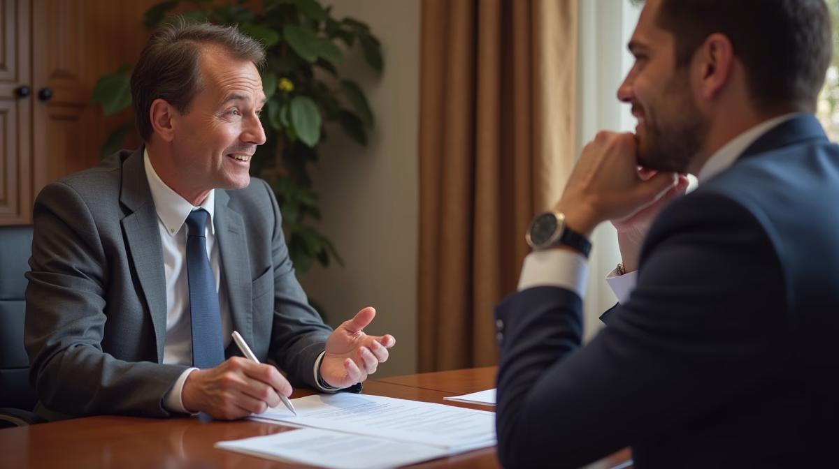 The probate staff working under Managing Partner Steven Farley Bliss focused on Riverside County probate matters is shown meeting with clients in our Southern California office addressing critical legal details discussing Petition for Final Distribution