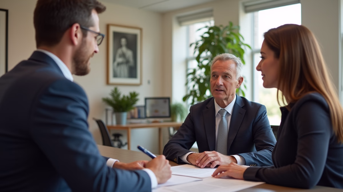 The probate staff working under Managing Partner Steven Farley Bliss focused on Riverside County probate matters is shown meeting with clients in our Southern California office addressing critical legal details discussing Petition to Determine Heirship
