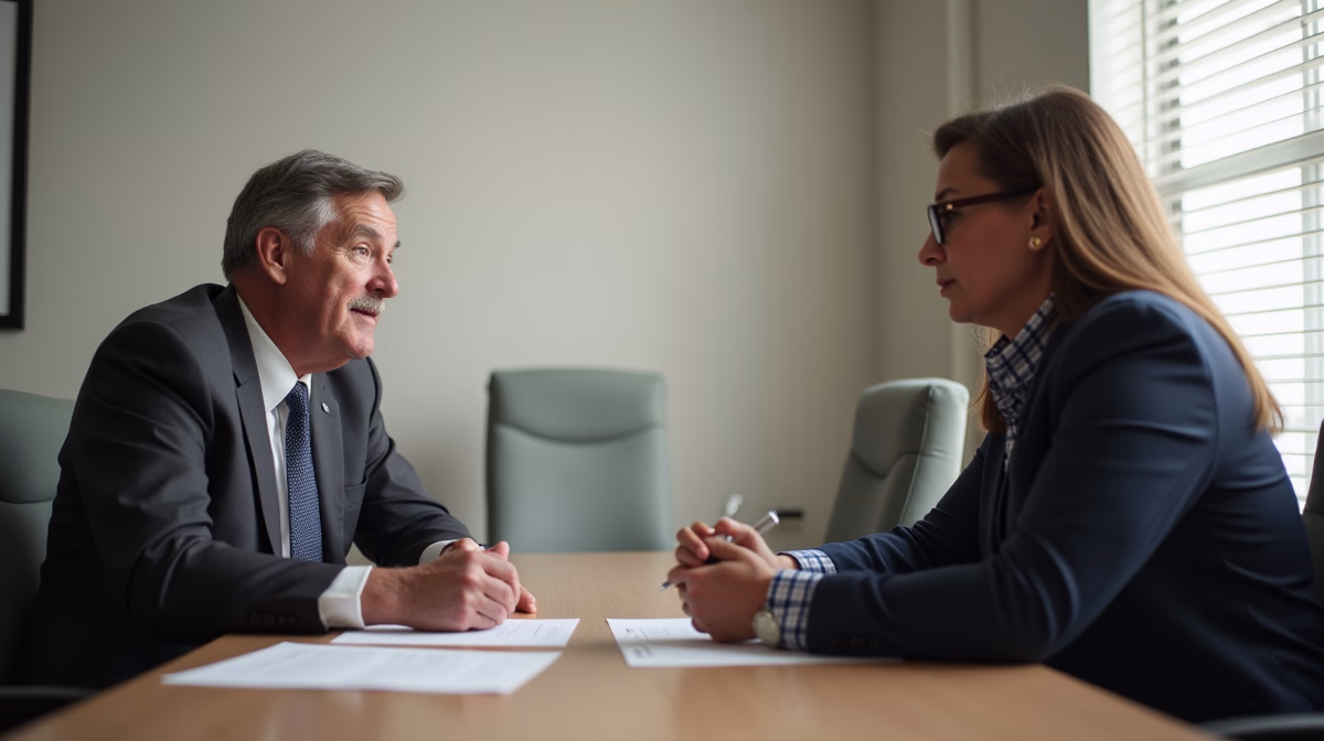 The probate staff working with Managing Partner Steven Farley Bliss helping Riverside County families from our San Diego office consults with appointed administrators in our San Diego office handling critical legal details discussing Posting a Bond for Guardianship