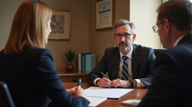 The probate staff working under Managing Partner Steven Farley Bliss focused on Riverside County probate matters is shown meeting with clients in our Southern California office addressing critical legal details discussing Preliminary vs Final Distribution