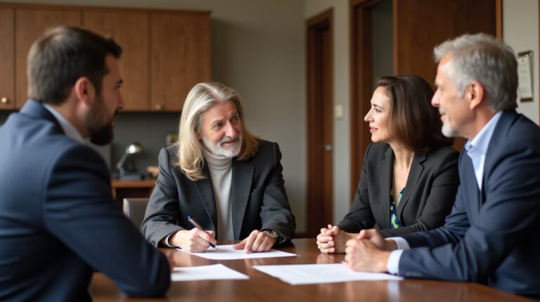 The probate staff working with Managing Partner Steven Farley Bliss helping Riverside County families from our San Diego office consults with appointed administrators in our San Diego office handling critical legal details discussing Prenuptial Agreements and Domicile Disputes
