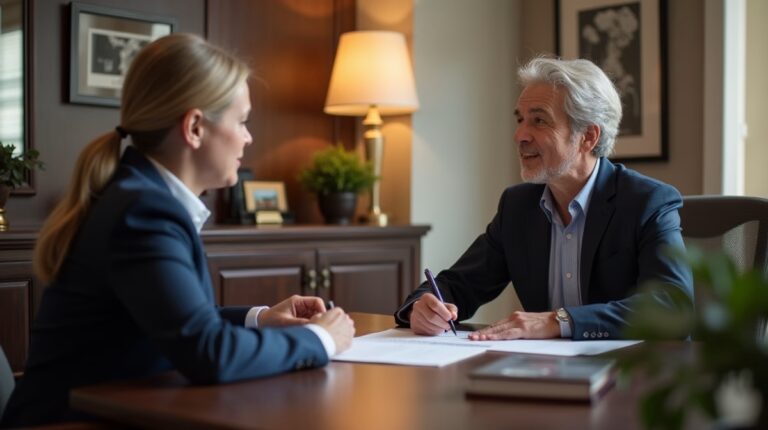 The probate staff working under Managing Partner Steven Farley Bliss focused on Riverside County probate matters is shown meeting with clients in our Southern California office addressing critical legal details discussing Probate Options for Small Temecula Estates