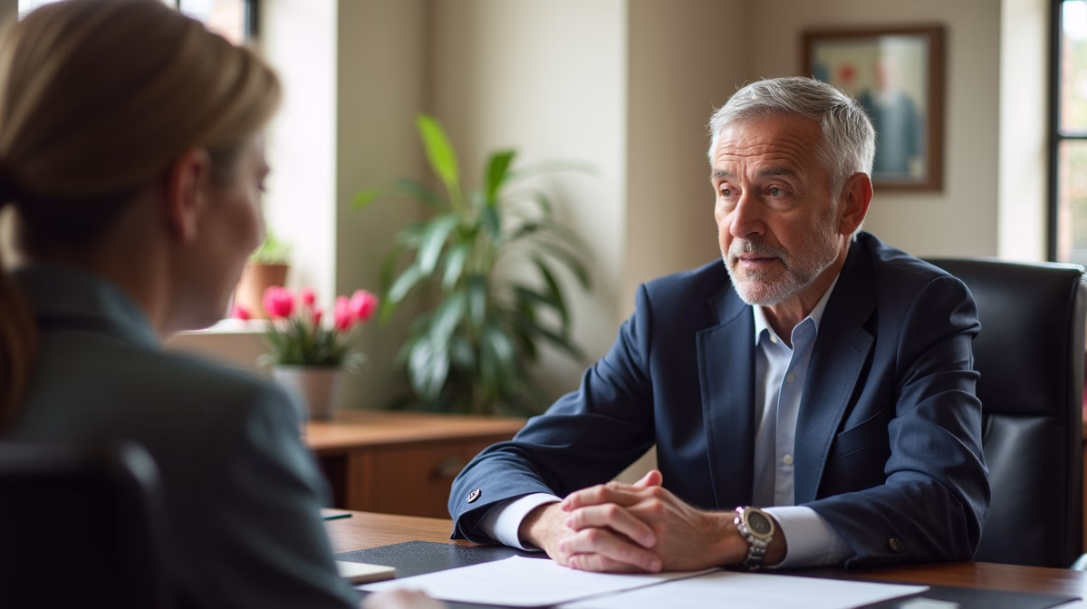 The dedicated trusts staff at The Law Firm of Steven F Bliss Esq focused on Riverside County trust matters meets with clients to manage the trust administration process to sign vital paperwork discussing Process for Closing a Trust Administration