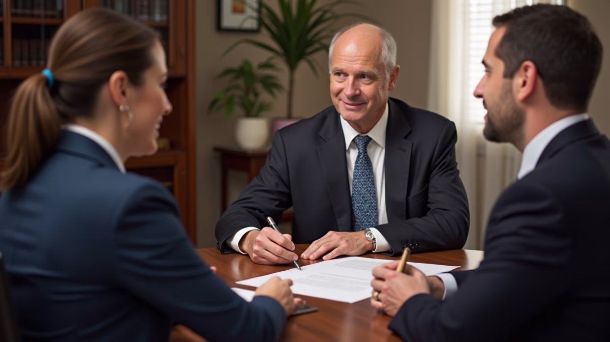 The dedicated trusts staff at The Law Firm of Steven F Bliss Esq focused on Riverside County trust matters meets with clients to manage the trust administration process to sign vital paperwork discussing Protecting Assets from Beneficiary Divorce