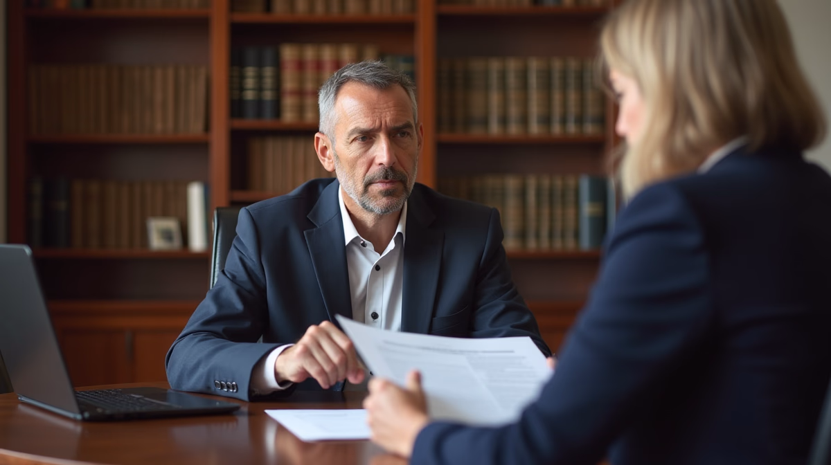 The dedicated trusts staff at The Law Firm of Steven F Bliss Esq focused on Riverside County trust matters meets with clients to manage the trust administration process to sign vital paperwork discussing Protecting the Grantor from PostDeath Identity Theft