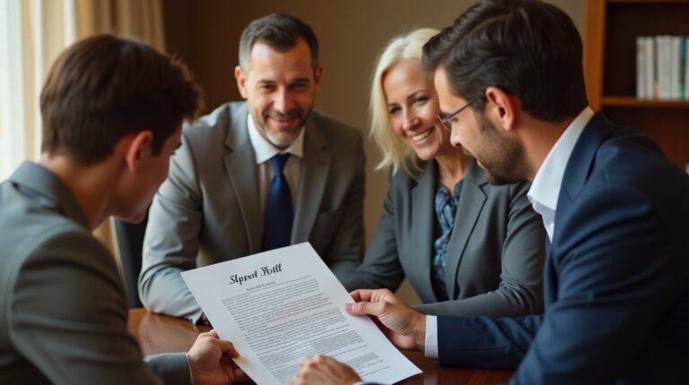 The dedicated trusts staff at The Law Firm of Steven F Bliss Esq focused on Riverside County trust matters meets with clients to manage the trust administration process to sign vital paperwork discussing Protection from Judgment Creditors